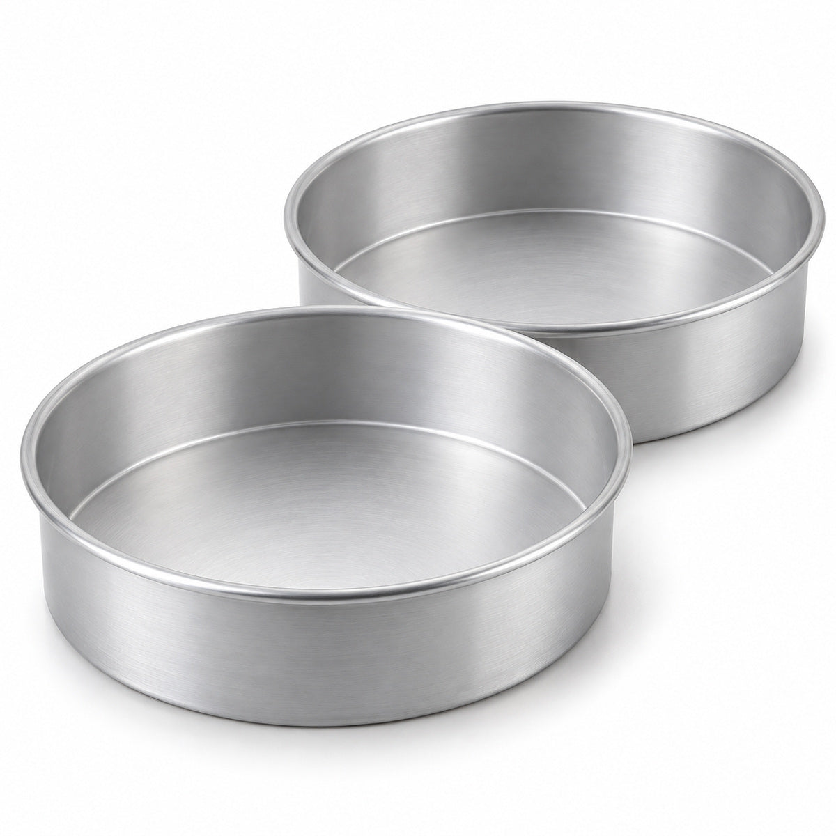 BAKEVIORA LayerNest 9-Inch Round Cake Pan Set, 2 Pieces