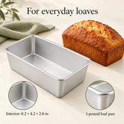 BAKEVIORA Loafline Aluminum 1-Pound Loaf Pan