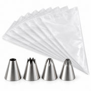 BAKEVIORA SwirlStart 12-Piece Piping Tip and Bag Set
