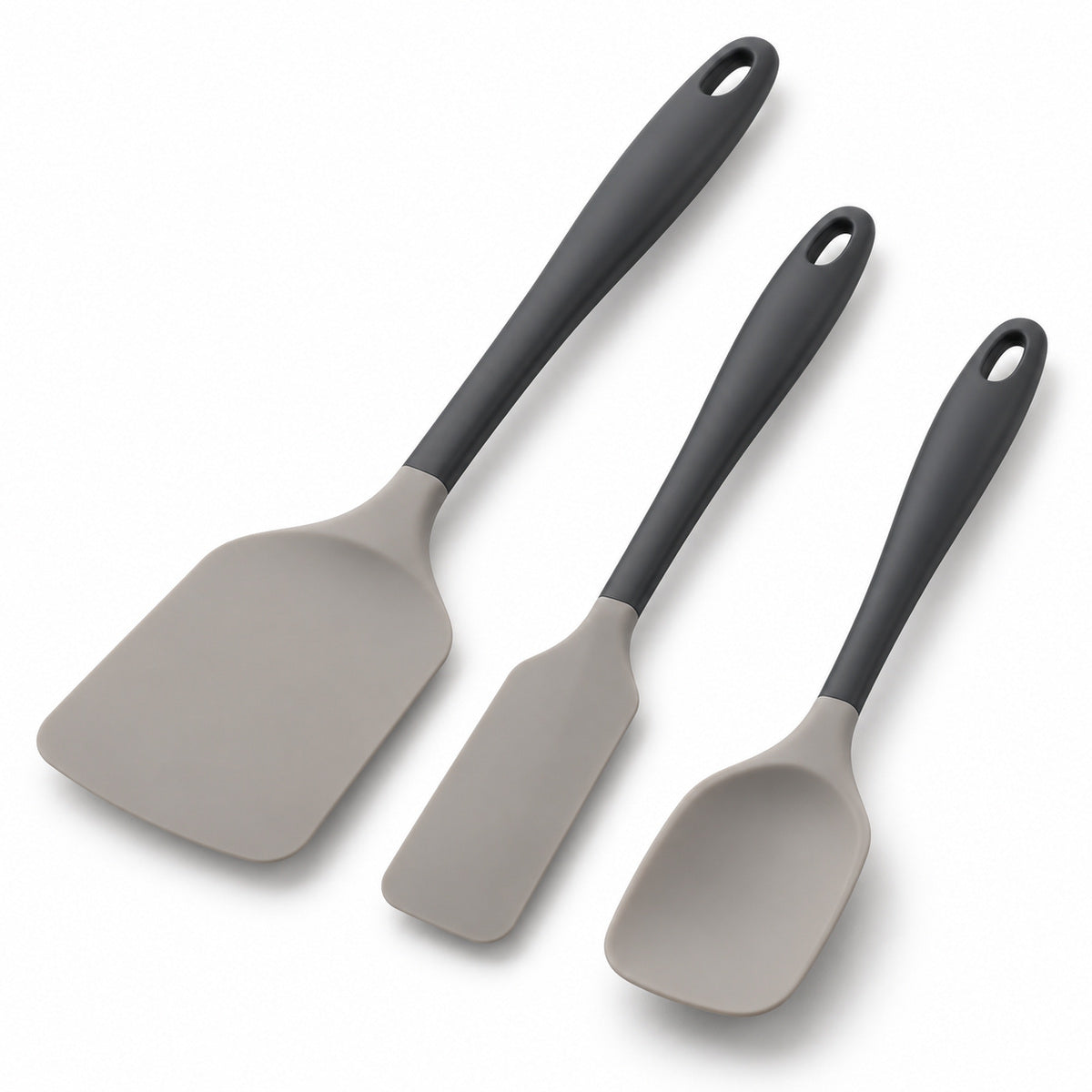 BAKEVIORA Foldwell 3-Piece Silicone Spatula Set